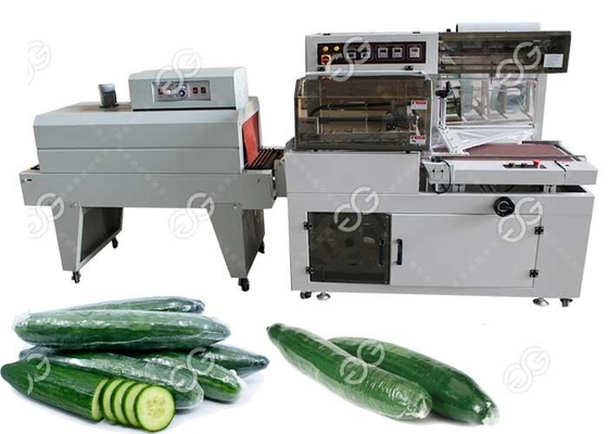 China Máquina industrial L máquina del envasado de alimentos del plástico de embalar del pepino de la barra con la detección fotoeléctrica proveedor