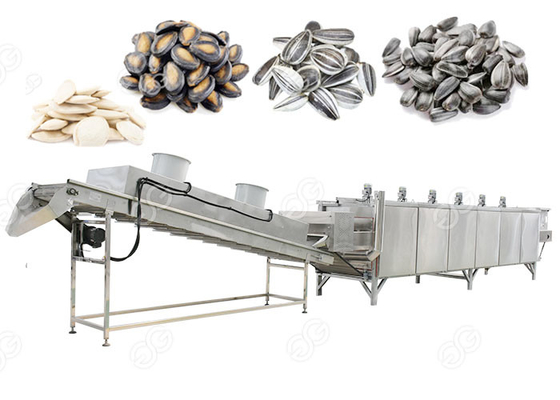 China Nueces automáticas que asan la máquina para las semillas de la calabaza y de la sandía del girasol, 300-1000 kilogramos/H proveedor