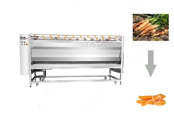 China El lavado y la peladura de la zanahoria alinean el CE comercial/ISO de la lavadora vegetal proveedor