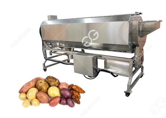China Lavado industrial automático completo de la patata y lavadora Peeler del jengibre de la zanahoria de la peladora proveedor
