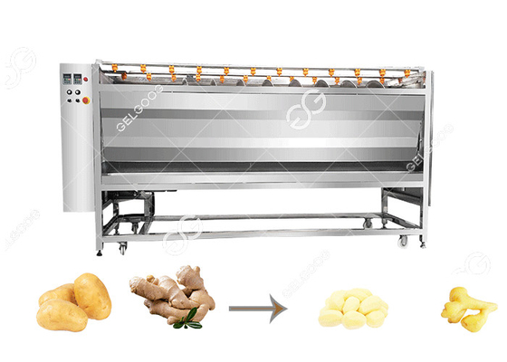 China 200-3000kg/T patata comercial adaptable Ginger Cleaning And Peeling Machine con precio de fábrica proveedor