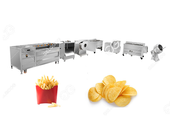 China La pequeña escala salta la fabricación de la máquina, fábrica de las patatas fritas completamente automática proveedor