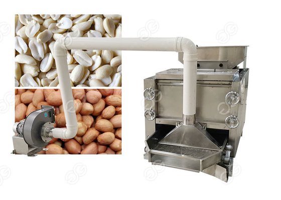 China Salida del separador 300-500 kilogramo/H del cacahuete de la máquina del cortador de la nuez de Peeler del cacahuete media proveedor