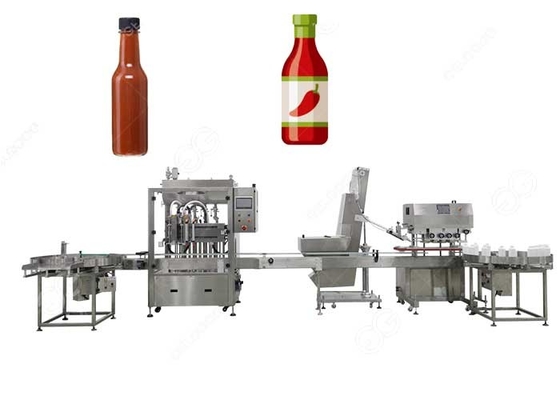China Máquina Chili Paste Filling Line de Min Industrial Chili Sauce Filling de 20 botellas proveedor