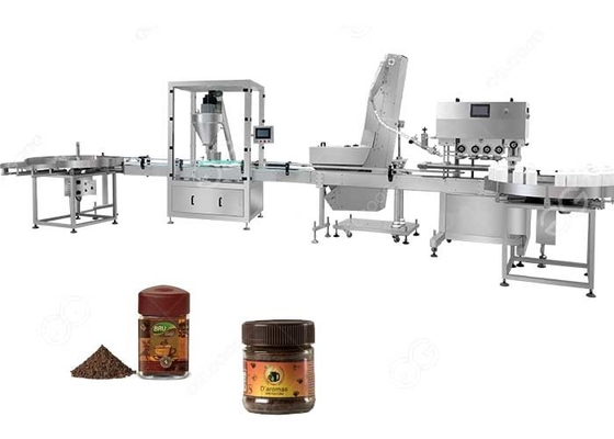 China Máquina de rellenar del polvo del café de la máquina del llenador del polvo del fabricante 20-35bottles/min de China proveedor