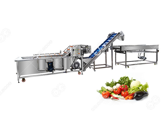 China el CE 380V certificó la línea de transformación comercial de acero inoxidable del lavado de la fruta y verdura proveedor