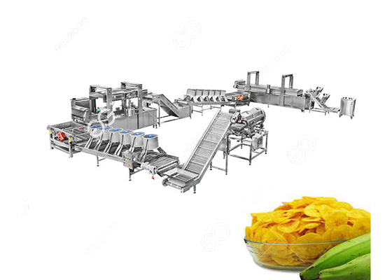 China línea de productos automática de Chips Processing Machines Banana Chips del llantén de la venta caliente 500kg/H proveedor