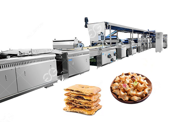 China Línea de producción de galletas de acero inoxidable, máquina eficiente para fabricar galletas saladas proveedor
