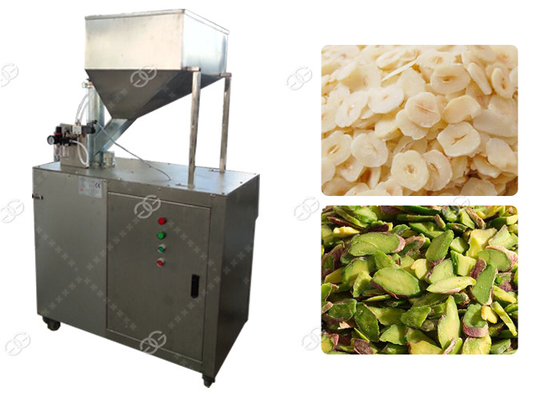 China Máquina industrial del cortador de la nuez de pistacho, cortadora seca de la rebanada de la fruta de la avellana proveedor
