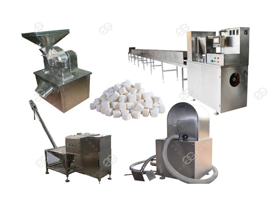 China Cubo automático del azúcar crudo que hace proceso de fabricación de la máquina los cubos del azúcar blanco proveedor