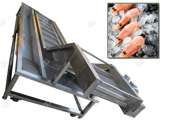 China Mariscos de -8℃-10℃ que procesan la contaminación no- del material de congelación de los pescados del camarón de la maquinaria proveedor