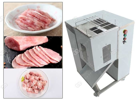China Manual cocinado para el proceso de seda de la carne, acero inoxidable de la cortadora del cubo de la carne proveedor
