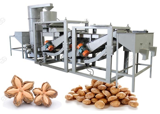 China Sacha Inchi Nut Shelling Machine completamente automático que descorteza 200 - capacidad 300kg/H proveedor
