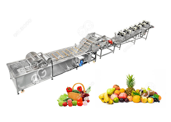 China Línea que se lava vegetal de la lavadora de la fruta de la máquina vegetal automática de la lavadora proveedor