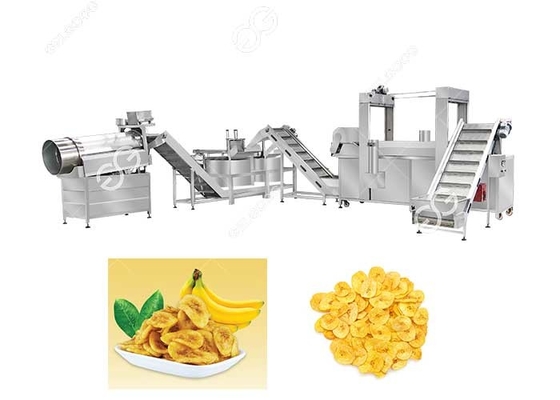 China El plátano continuo salta la fabricación de la máquina/de la máquina industrial de la sartén de los microprocesadores del plátano proveedor