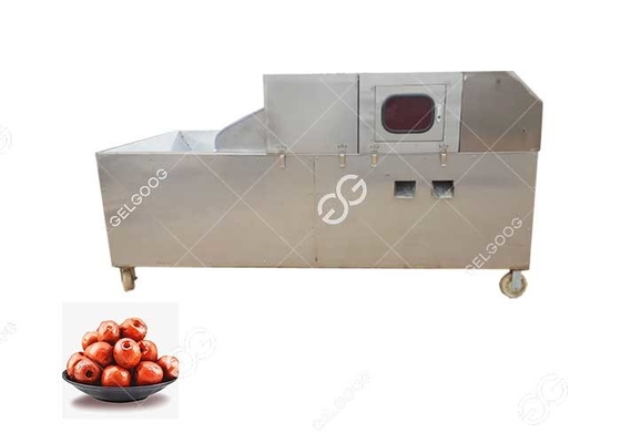 China Fechas rojas profesionales que marcan con hoyos la máquina, máquina 288pcs/minuto del retiro del corazón de la fruta proveedor