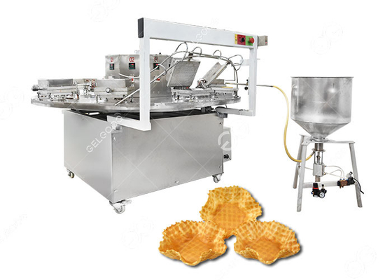 China El fabricante comercial del cuenco de la galleta, máquina que cocía 380V del cono de la galleta del helado modificó para requisitos particulares proveedor