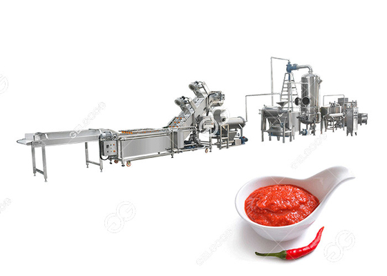 China Cadena de producción comercial de Chili Pepper Paste Grinding Machine del equipo de la salsa caliente proveedor