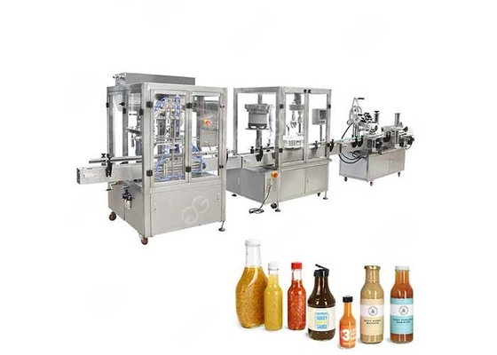 China Máquina de rellenar de la salsa caliente de Chili Sauce Bottle Filling Machine de la pequeña escala proveedor