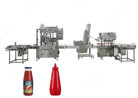 China Línea máquina de rellenar del relleno de la salsa de tomate de la pequeña escala de la pasta de tomate proveedor