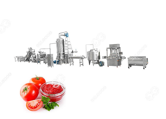 Cadena de producción industrial de la goma de tomates del equipo de la máquina de proceso de la pasta de tomate 1T/H proveedor