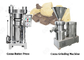 Cadena de producción industrial del polvo de cacao, máquina de proceso de la nuez 100 Kg/H de la capacidad proveedor
